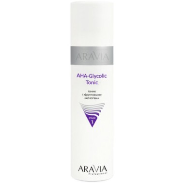 Aravia Тоник с фруктовыми кислотами AHA Glycolic Tonic 250мл — Makeup market