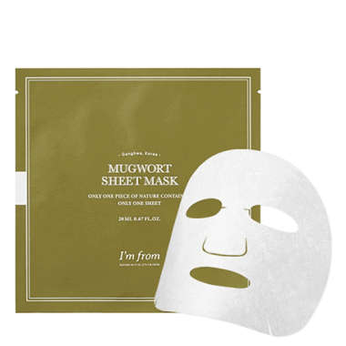 I'm From Маска тканевая с полынью Mugwort sheet mask 23 мл — Makeup market