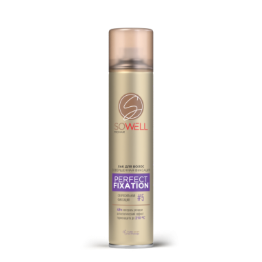 SoWell PROhair Лак для волос Perfect Fixation Совершенная фиксация сверх сильной фиксации 300 см — Makeup market