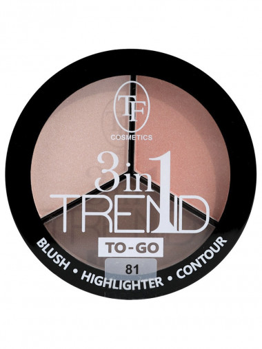 Триумф TF Палетка для контуринга лица Trend TO-GO 81 — Makeup market