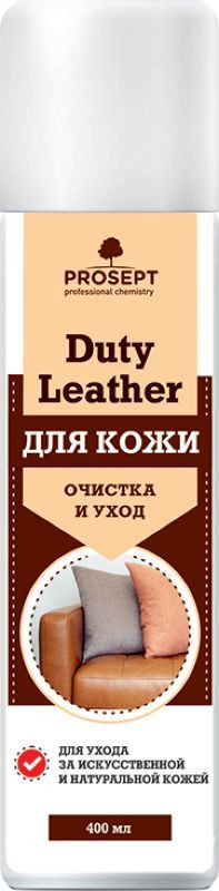 Prosept Duty Leather средство для  изделий из кожи очистка и уход Готовое к применению 0,4 л — Makeup market