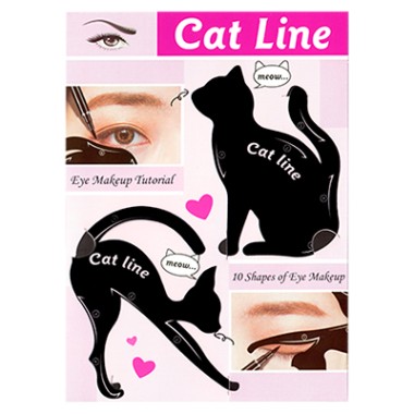 Irisk Трафареты для макияжа глаз Cat Line 2 шт — Makeup market
