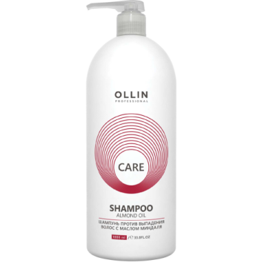 Ollin CARE Шампунь против выпадения волос с маслом миндаля 1000мл — Makeup market