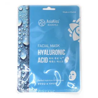 AsiaKiss Маска тканевая для лица с гиалуроновой кислотой Hyaluronic essence facial mask 25 г — Makeup market