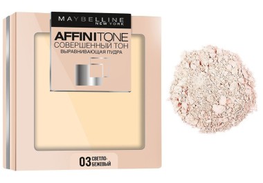 Maybelline выравнивающая компактная пудра Affinitone Совершенный тон — Makeup market