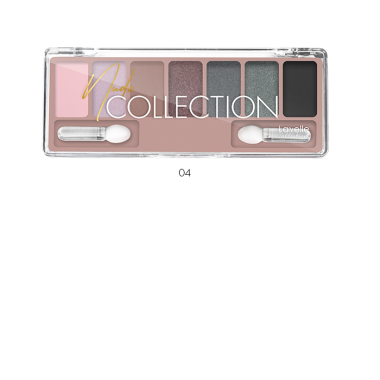 LavelleCollection Палетка 7 цветов теней Nude collection 04 серо-розовый нюд ES-30-04 — Makeup market