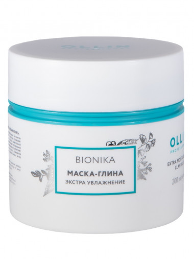 Ollin BioNika Маска-глина Экстра увлажнение 200 мл — Makeup market