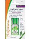Sally Hansen Nailcare Ср-во для укрепления слабых хрупких ногтей 2 в 1: база и верхнее покрытие nail nutrition green tea+bamboo nail st фото 2 — Makeup market