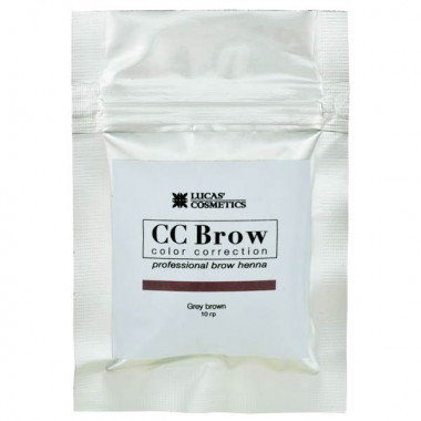 CC Brow Хна для бровей CC Brow в саше (серо-коричневый),10г — Makeup market