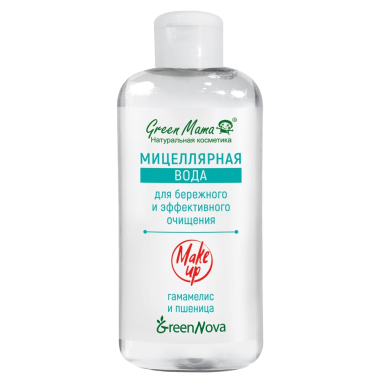 Green Mama Nova Вода мицеллярная для бережного и эффектом очищения 500 мл — Makeup market