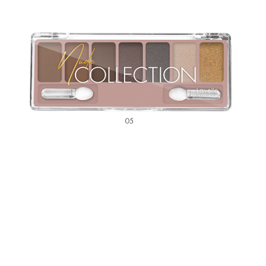LavelleCollection Палетка 7 цветов теней Nude collection 05 коричнево-золотистый нюд ES-30-05 — Makeup market