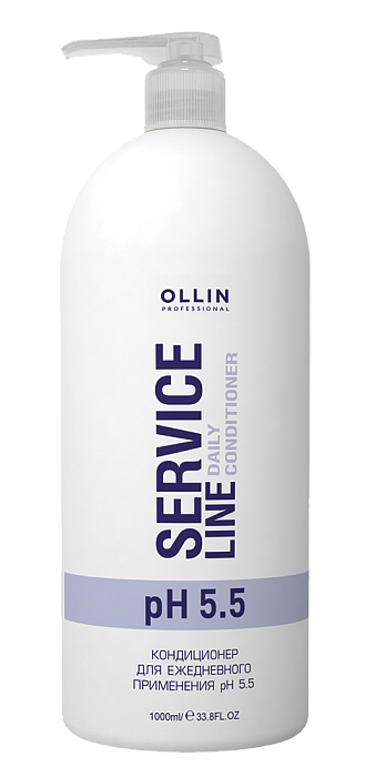 Ollin SERVICE LINE Кондиционер для ежедневного применения рН 5.5 1000мл — Makeup market