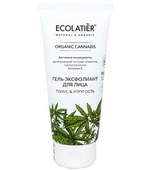 Ecolatier Organic Farm Green Cannabis Oil для лица Гель-Эксфолиант 100 мл туба — Makeup market