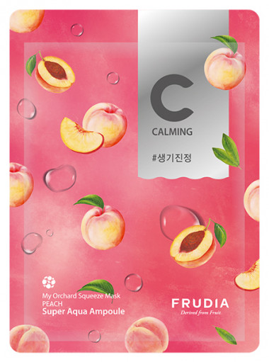 Frudia Питательная маска для лица с персиком My Orchard Squeeze Mask Peach 20 гр — Makeup market