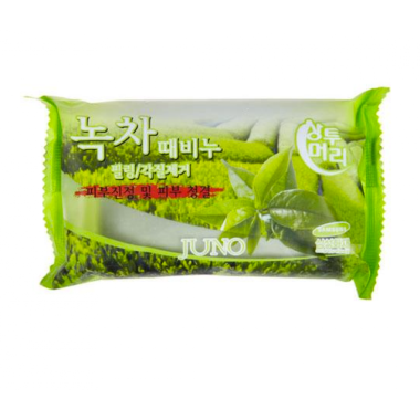 Sangtumeori Мыло с отшелушивающим эффектом с зеленым чаем 150 мл Juno — Makeup market