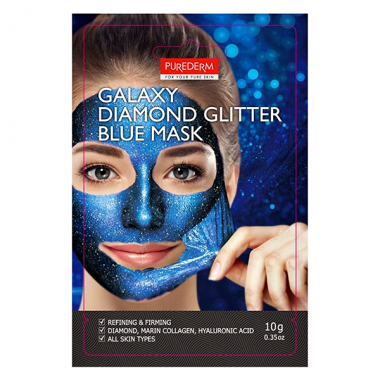 Purederm Маска-пленка для лица Голубая Улучшающая цвет и укрепляющая — Makeup market