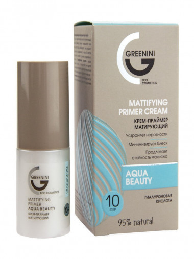 Greenini Крем-праймер матирующий для лица 30 мл — Makeup market