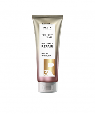 Ollin Perfect hair Brilliance repair Маска-эликсир 250 мл — Makeup market