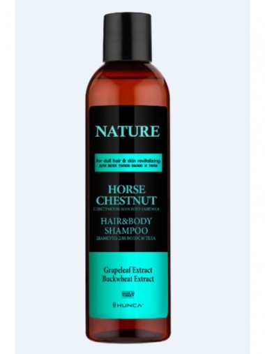 Hunca Nature Шампунь для волос и тела с экстрактом Каштана 350 мл — Makeup market