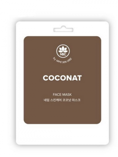 Name Skin Care Маска тканевая для лица устраняет сухость и стянутость кожи с Кокосом 22 гр — Makeup market