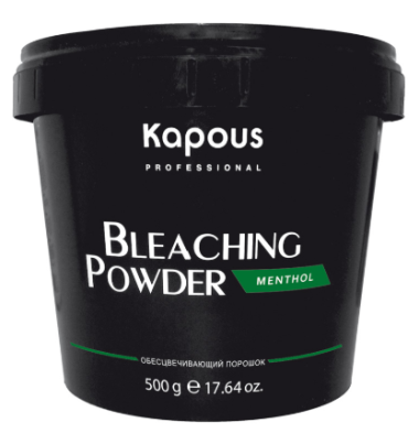 Kapous Осветляющий порошок для волос Ментол  500 г — Makeup market