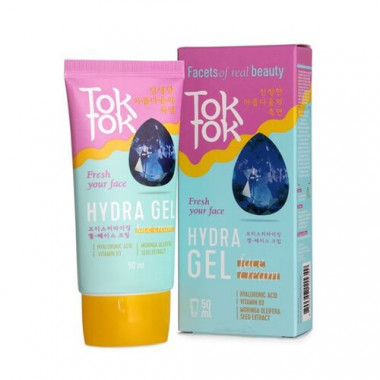 TokTok Крем-гель для лица увлажняющий Hydra gel face cream 50 мл — Makeup market
