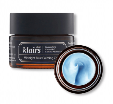 Dear, Klairs Крем для лица ночной глубокоувлажняющий Midnight blue calming cream 30 мл — Makeup market