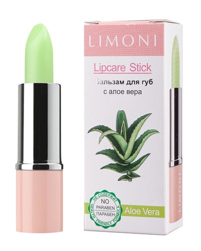 Limoni Бальзам для губ Lipcare Stick 06 Алоэ Вера фото 1 — Makeup market