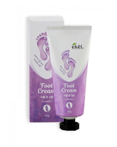Ekel Lavender Foot Cream Крем для ног с Лавандой Увлажнение и Свежесть 100 гр — Makeup market