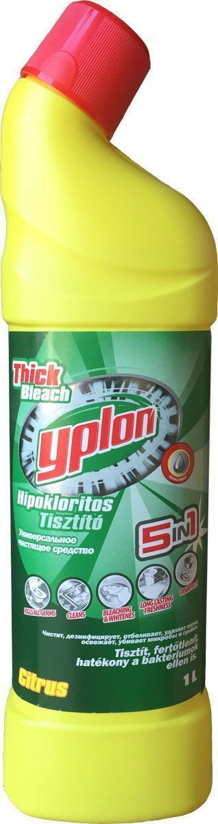 Yplon Гель для чистки унитазов Лимон 1 л — Makeup market