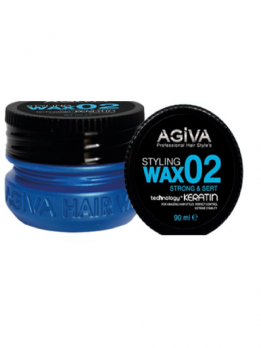 Agiva Keratin Wax 02 Кератиновый Воск для волос Сильный Strong 90 мл — Makeup market