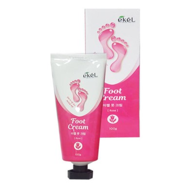 Ekel Rose Foot Cream Крем для ног с Розой Увлажнение и Свежесть 100 гр — Makeup market