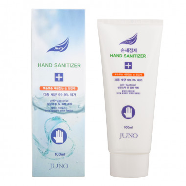 Juno Увлажняющий гель для рук с антибактериальным эффектом 100 мл — Makeup market