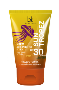 Belkosmex Sun Tropez Крем для защиты кожи для лица и тела SPF 30 120 г — Makeup market