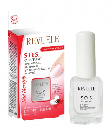Revuele Nail Therapy S.O.S. Комплекс для мягких тонких и расслаивающихся ногтей — Makeup market