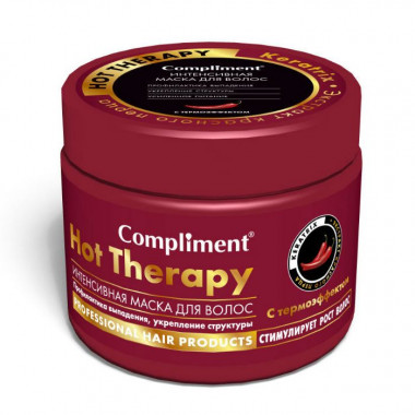 Compliment Hot Therapy Горячая Маска-компресс для волос Укрепление Активация роста для всех типов волос 500 мл — Makeup market