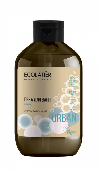 Ecolab Ecolatier Urban Пена для ванн Амарант&amp;Белый чай 600 мл — Makeup market