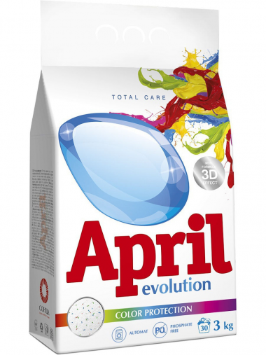 Сонца Порошок April Evolution 3 кг автомат Color Protection — Makeup market