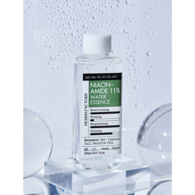 Derma Factory Тонер-эссенция с ниацинамидом Niacinamide 11% water essence 150 мл — Makeup market