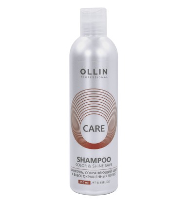 Ollin CARE Шампунь, сохраняющий цвет и блеск окрашенных волос 250мл — Makeup market