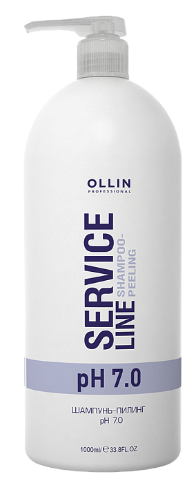 Ollin SERVICE LINE Шампунь-пилинг рН 7.0 1000мл — Makeup market
