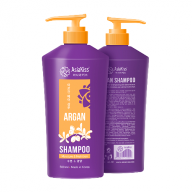 AsiaKiss Шампунь для волос с маслом арганы Argan hair shampoo 500 мл — Makeup market