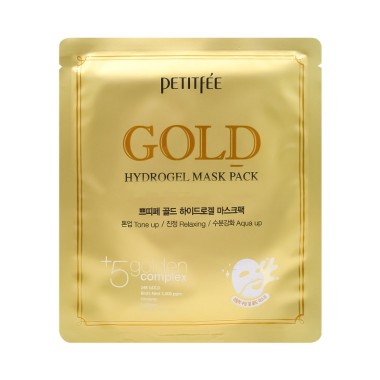 Petitfee Маска для лица гидрогелевая c Золотом 32 гр — Makeup market