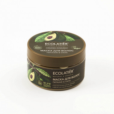 Ecolab Ecolatier Organic Farm GREEN &quot;AVOCADO Oil&quot; Маска для волос Питание+Сила 250мл — Makeup market