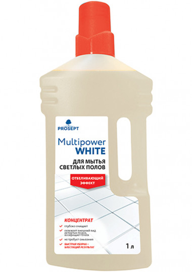Prosept Multipower White концентрат для мытья светлых полов 1 л — Makeup market