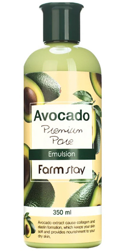FarmStay Эмульсия антивозрастная с экстрактом авокадо Avocado premium pore emulsion 350 мл фото 1 — Makeup market