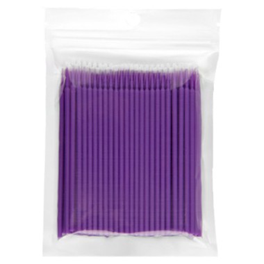 Irisk Микрощеточки в пакете размер S 100 шт 01 фиолетовые — Makeup market