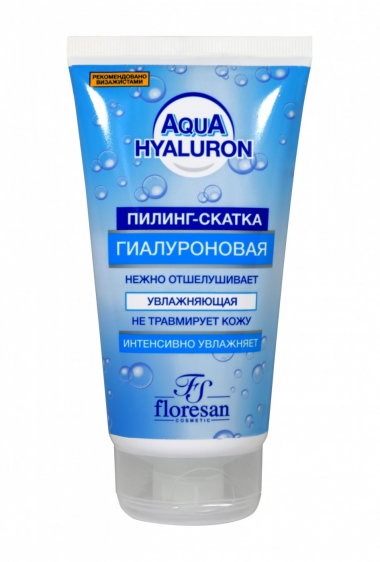 Флоресан Aqua Hyaluron Пилинг-Скатка гиалуроновая 150 мл  — Makeup market