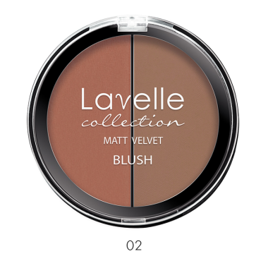 LavelleCollection Румяна компактные 2-цветные тон 02 загар BL09-02 — Makeup market