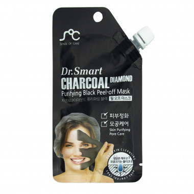 Dr. Smart Маска-пленка с древесным углем — Makeup market